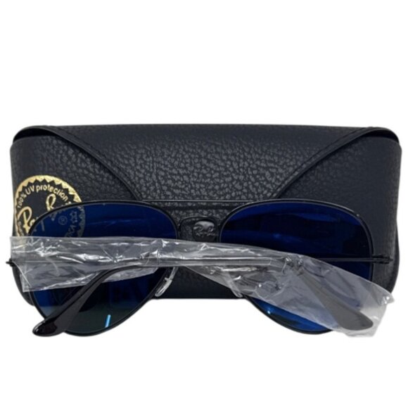 Ray-Ban Mens 0RB3025 Aviator Sunglasses With Case & Box - Picture 2 of 5